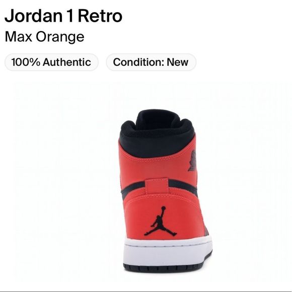 Jordan 1 Retro High Max Orange - Picture 4 of 4